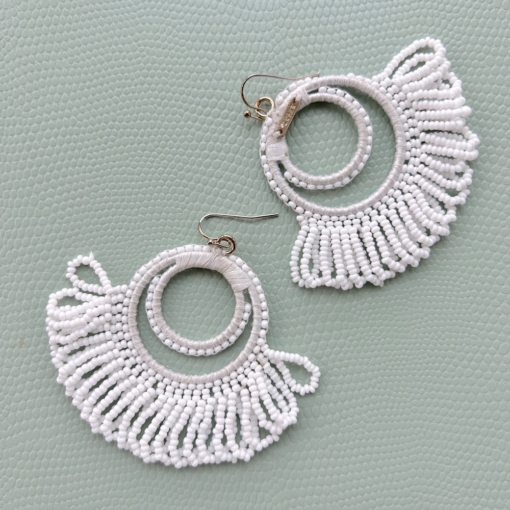 J Crew Beaded Earrings - Excellent Condition